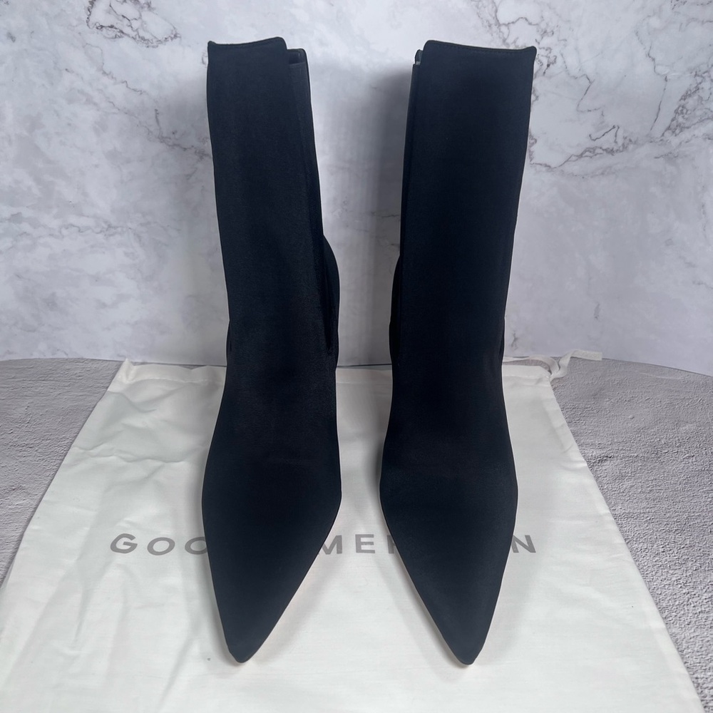 GOOD AMERICAN Black Neoprene Boots Size 11.5 (10.5-11) Brand New With Dust Bag